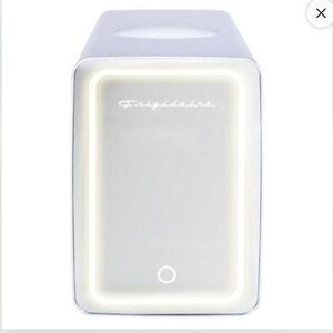 NIB Frigidaire White Lighted Mini Fridge